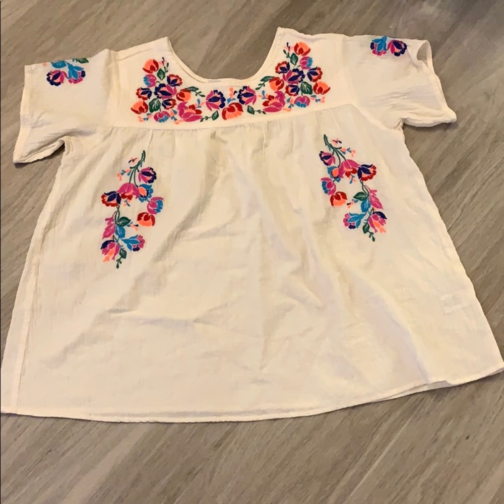 Embroidered top